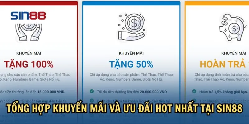 Có những chương trình khuyến mãi nào của sin88 cho người chơi?