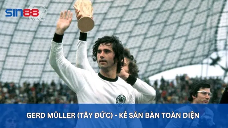 Gerd Müller - Top cầu thủ ghi bàn nhiều nhất mọi thời đại